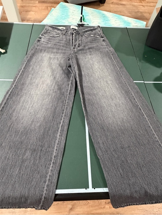 Universal Thread Denim - Universal Thread Wide-Leg Jeans in Faded Gray